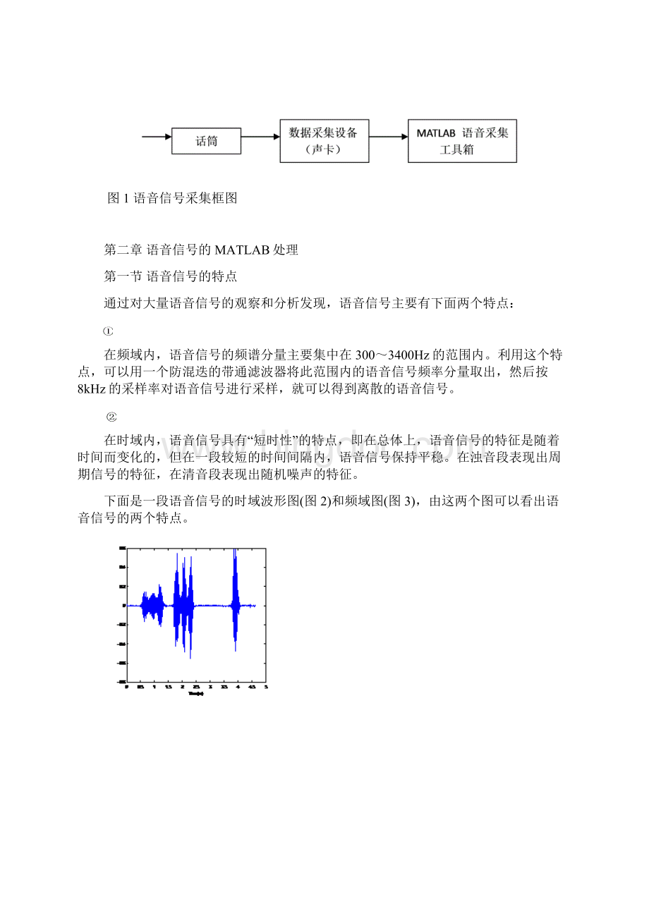 基于MATLAB的语音信号采集和双线性变换法滤波器设计.docx_第2页