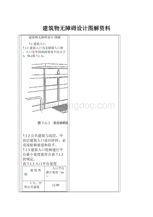 建筑物无障碍设计图解资料.docx