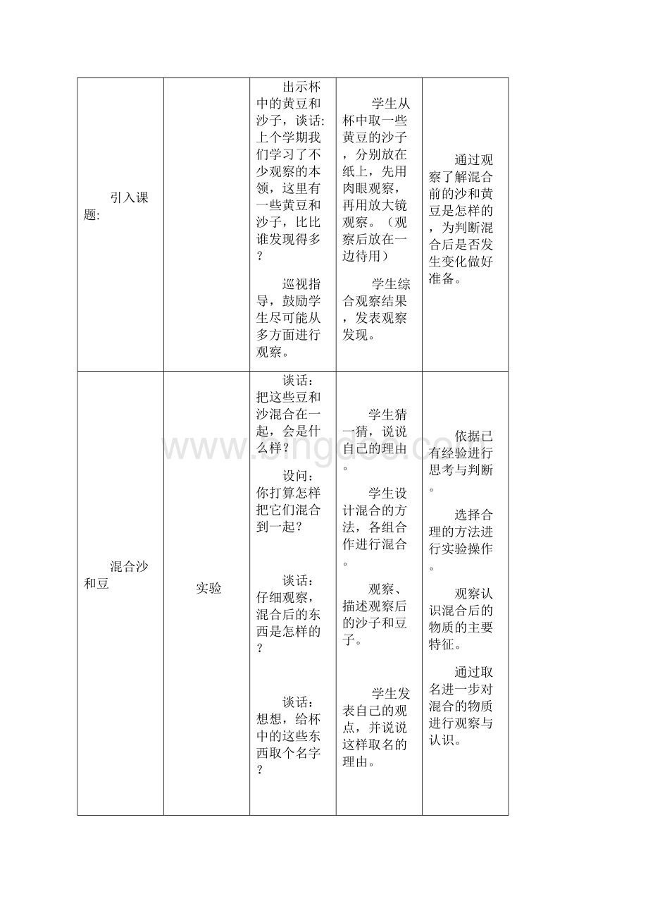 教科版科学三下《混合身边的物质一》word教案1.docx_第2页