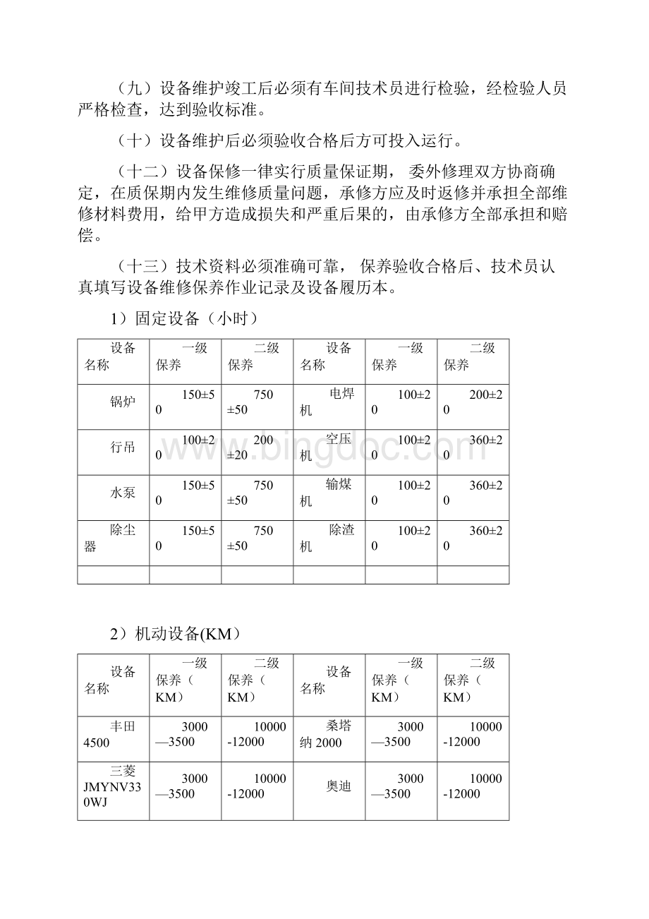 设备维护保养管理规定.docx_第2页