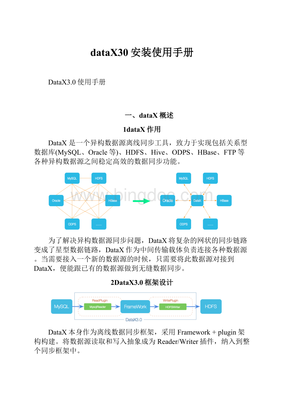 dataX30安装使用手册.docx_第1页