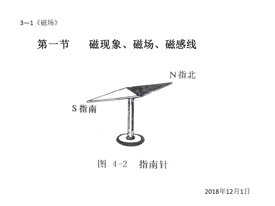 新授课《磁场》第一节《磁现象和磁场》(2018.12.01).pptx