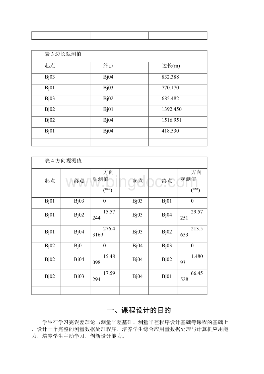 MATLAB测量平差程序实习报告.docx_第2页