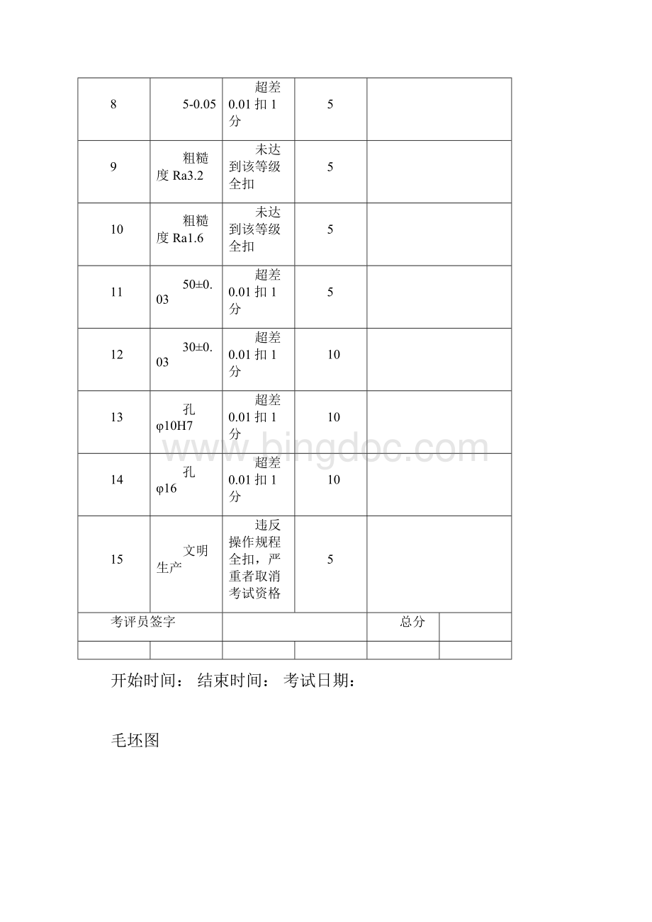 加工中心中级实操考试图工学高等教育教育专区.docx_第3页