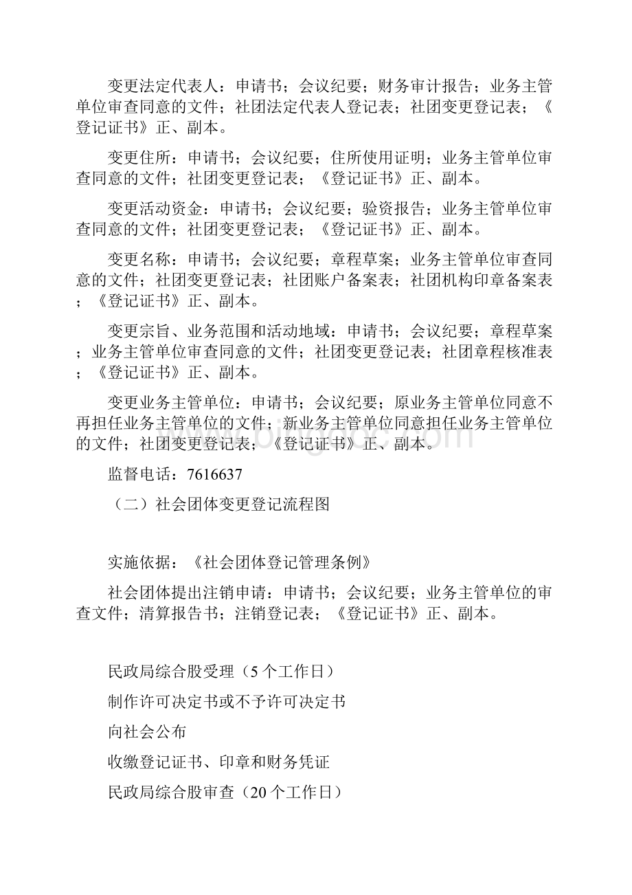 社会团体成立登记流程图Word格式文档下载.docx_第2页