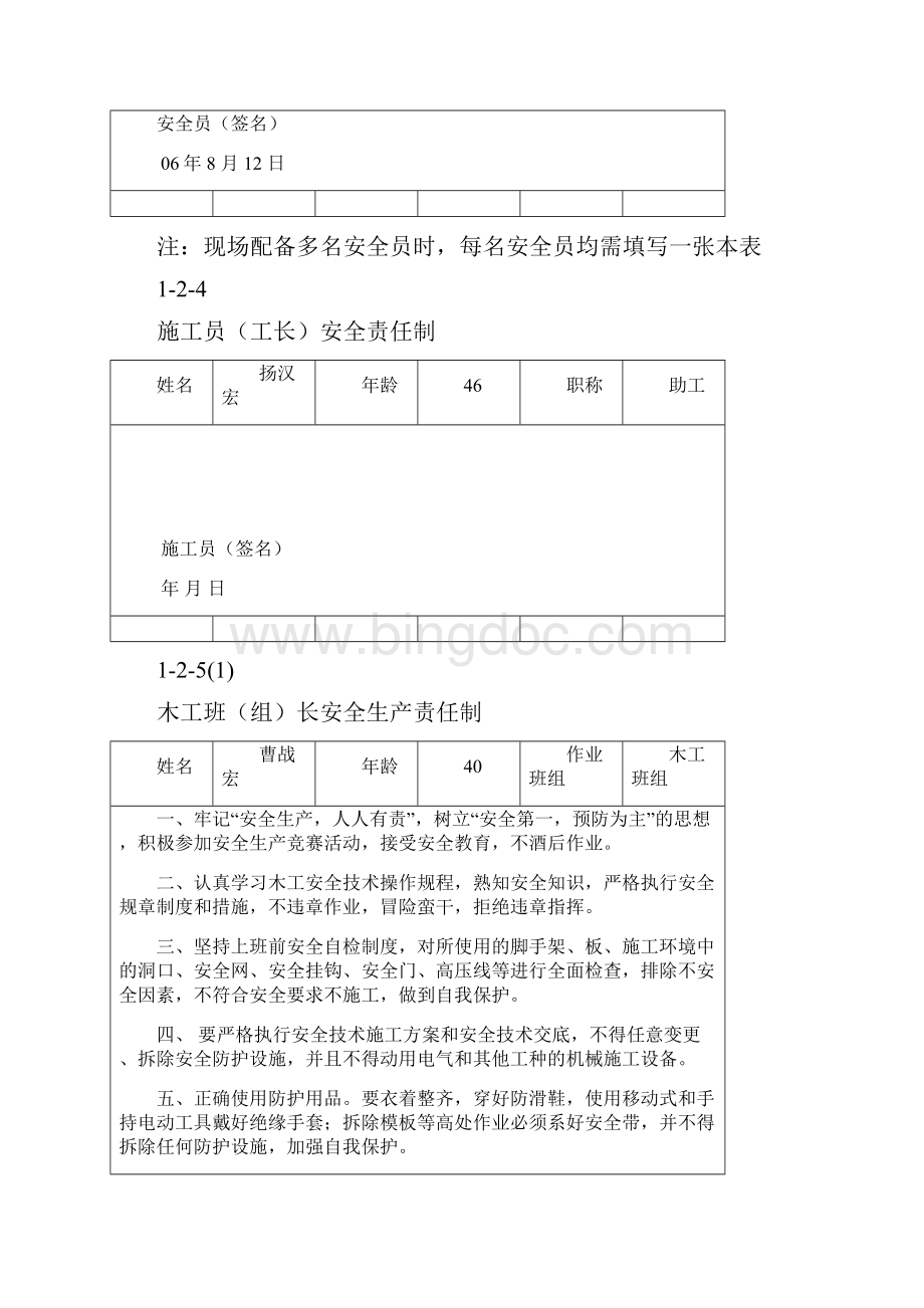 各级管理人员任命书及安全生产责任制Word格式.docx_第3页