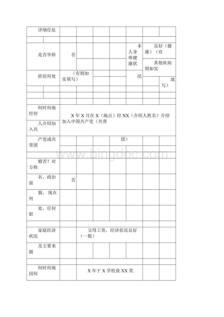 高等学校毕业生登记表完整修订版.docx_第3页