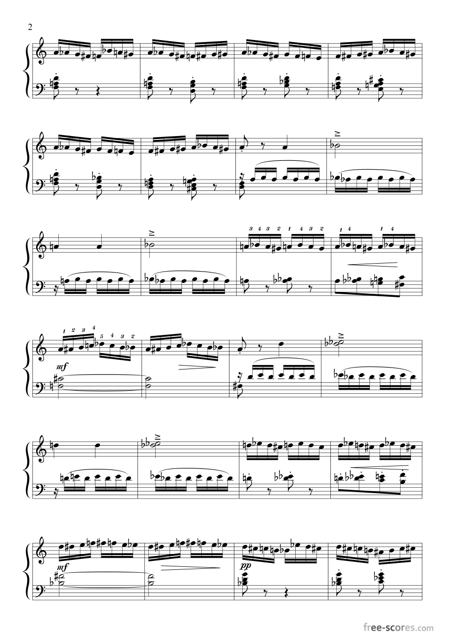 野蜂飞舞-里姆斯基科萨科夫钢琴谱.pdf_第2页