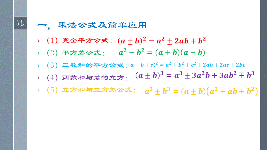 初高中衔接教程-数学-1.2乘法公式和因式分解PPT推荐.pptx_第3页