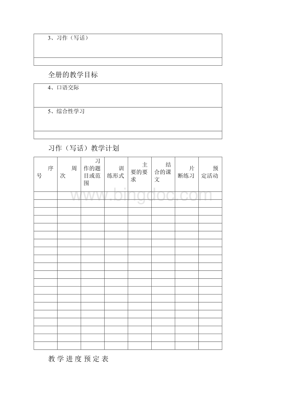 小学语文教学笔记模板.docx_第2页