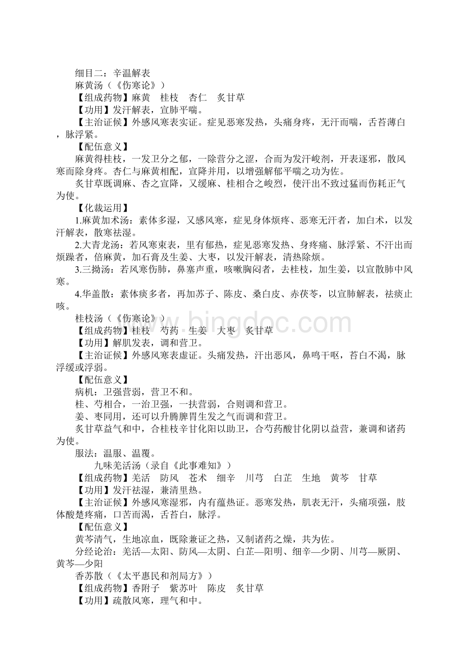 中医方剂学学习笔记Word文件下载.docx_第3页