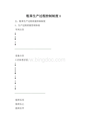 粗苯生产过程控制制度1.docx