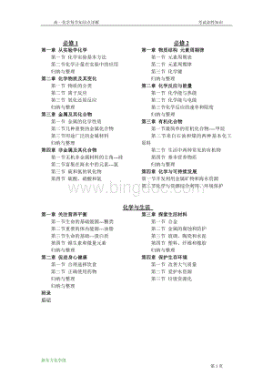 人教版高中化学必修1必修2知识点总结.doc