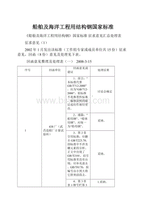 船舶及海洋工程用结构钢国家标准.docx