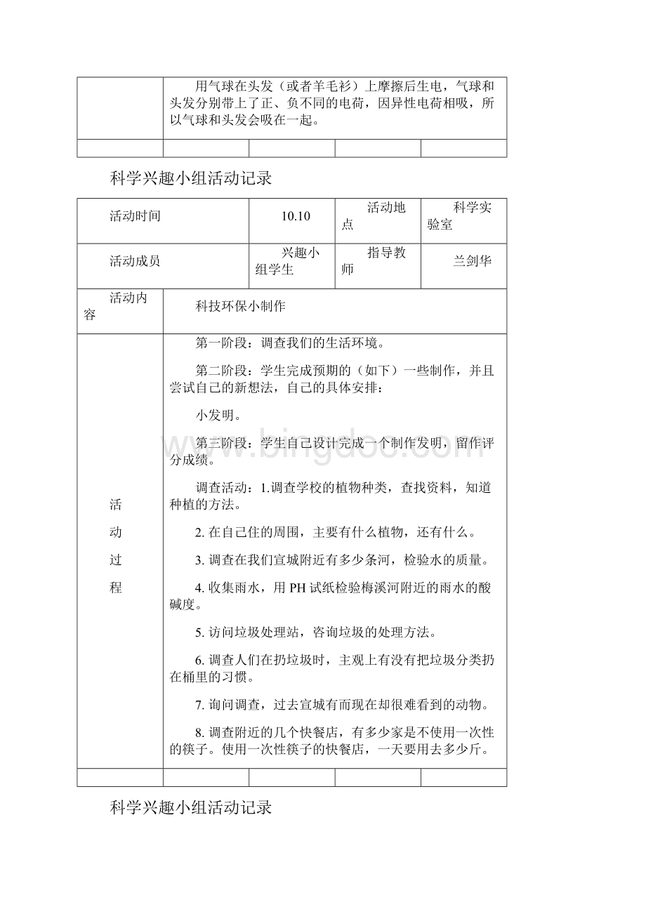 科学兴趣小组活动记录Word格式.docx_第2页