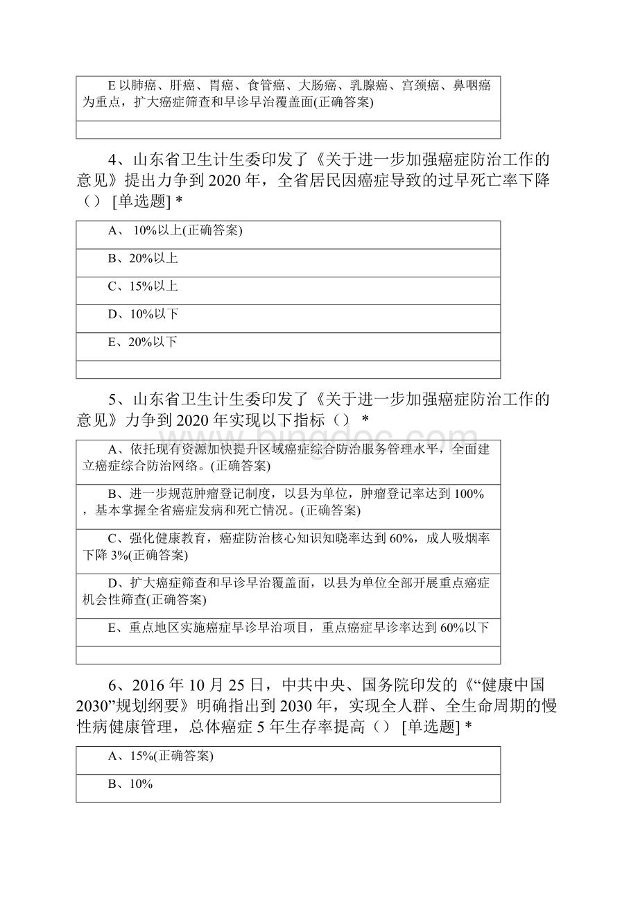 抗癌知识竞赛试题及答案.docx_第2页