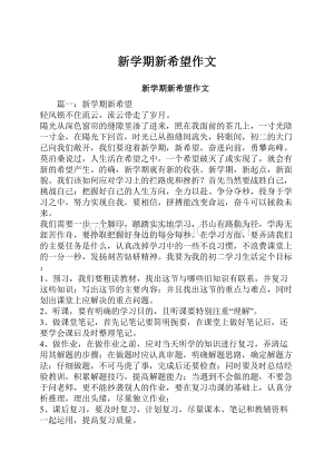 新学期新希望作文文档格式.docx