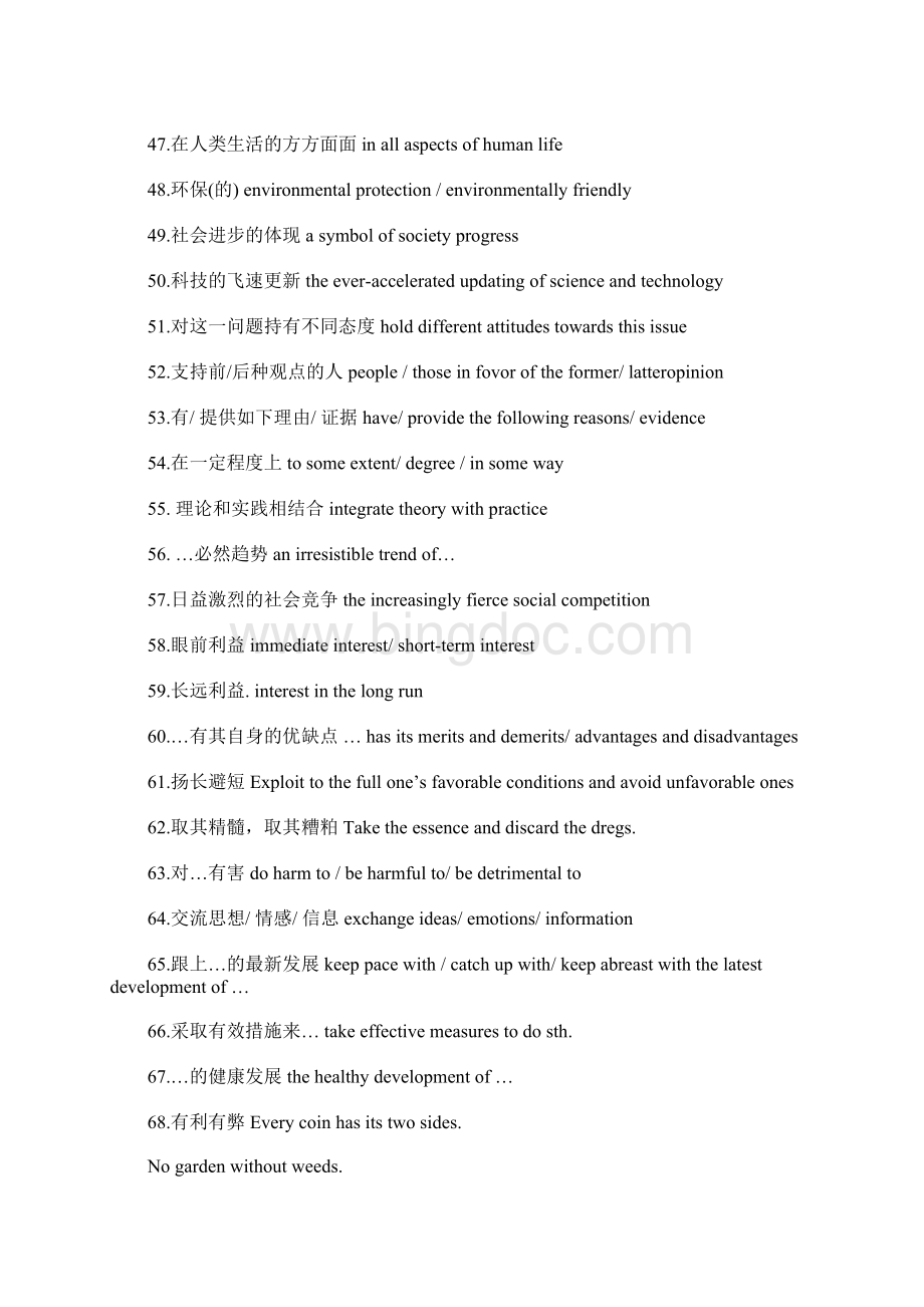 88个常用英语词语搭配文档格式.docx_第3页