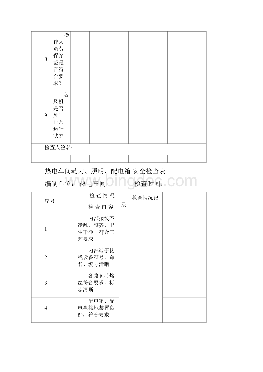 火力发电厂全套安全检查表格doc.docx_第3页