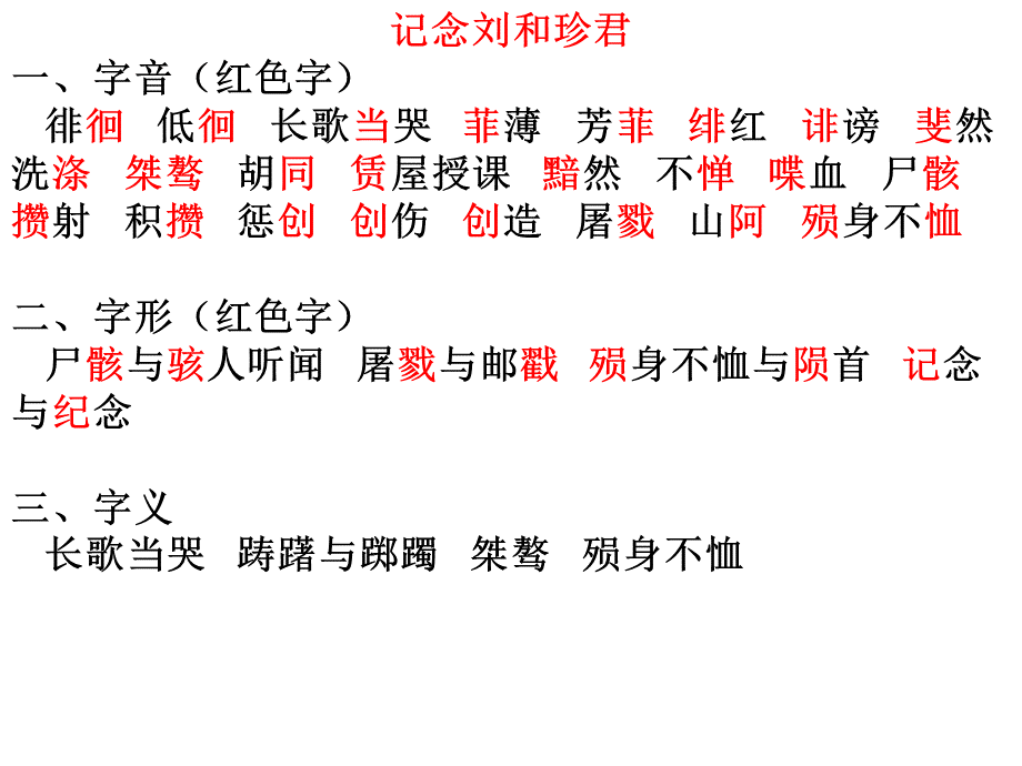 记念刘和珍君ppt课件.ppt_第1页