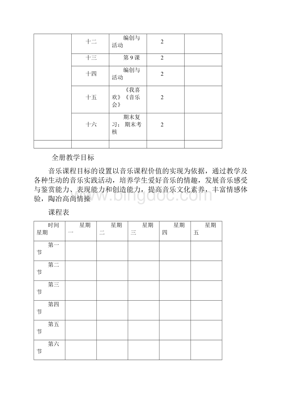 小学五年级音乐下册教案全册全.docx_第2页