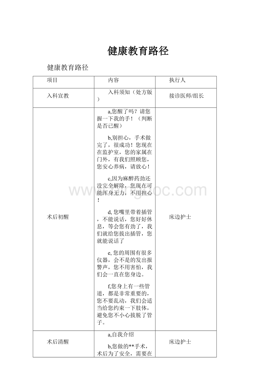 健康教育路径.docx_第1页