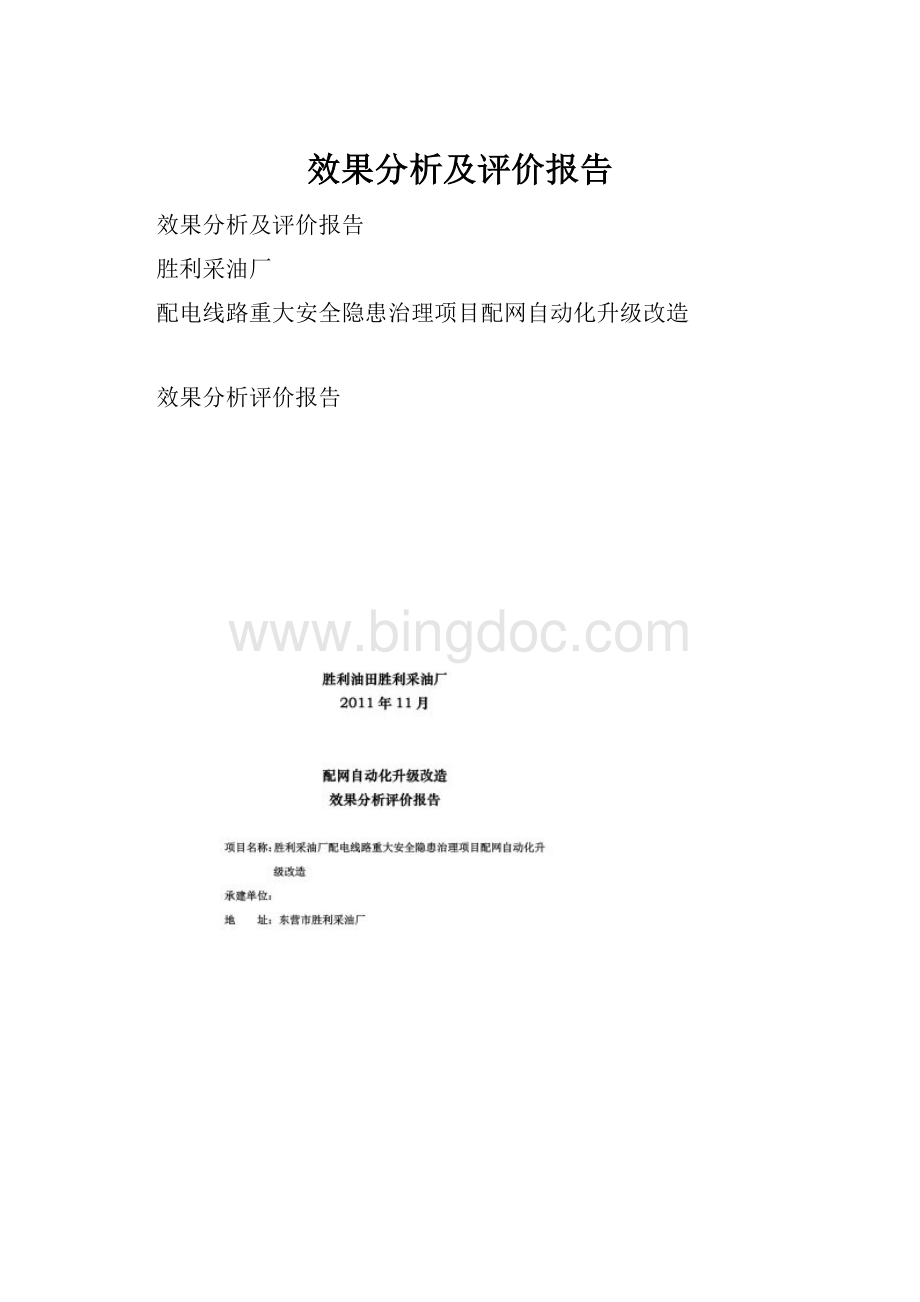 效果分析及评价报告.docx_第1页