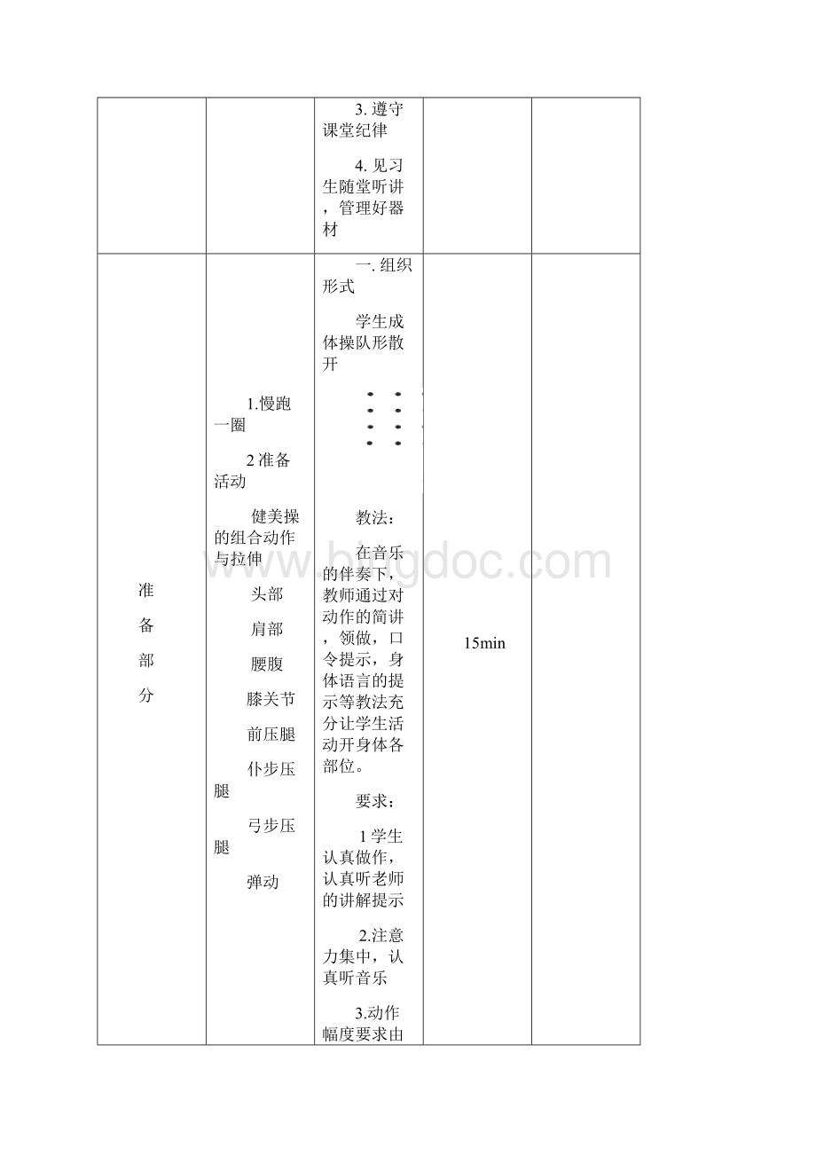 大众一级健美操优秀教案全套.docx_第2页