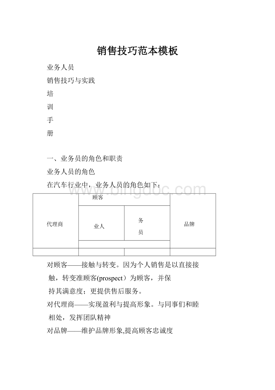 销售技巧范本模板.docx