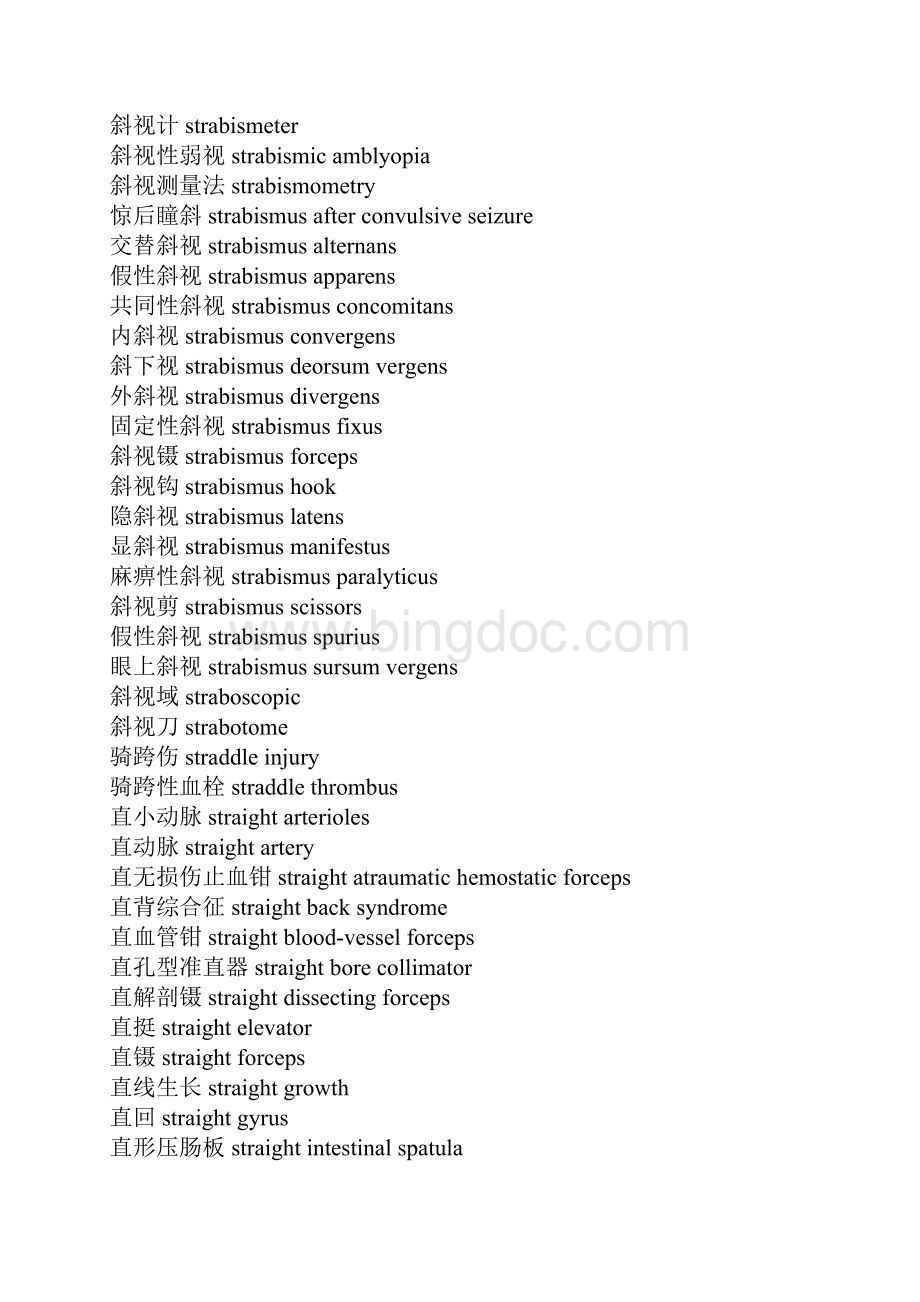 医学专业翻译名词.docx_第2页