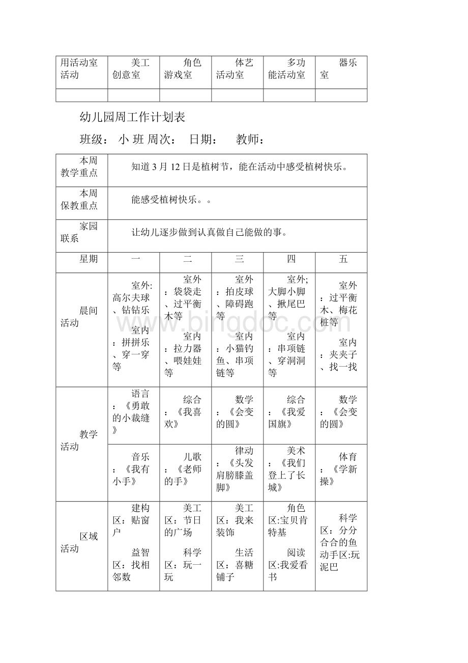 小班幼儿园周工作计划表.docx_第3页