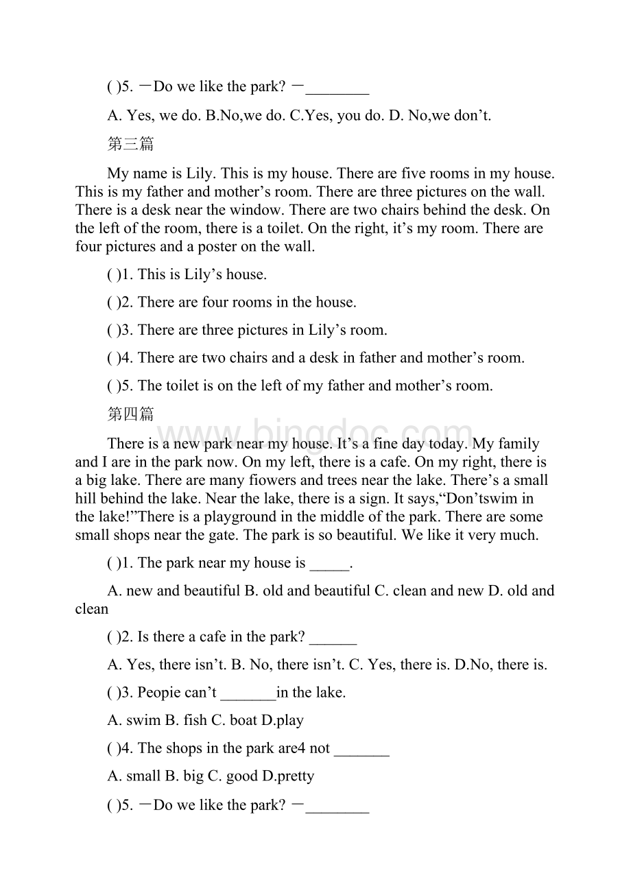 小学五年级英语阅读30篇.docx_第2页