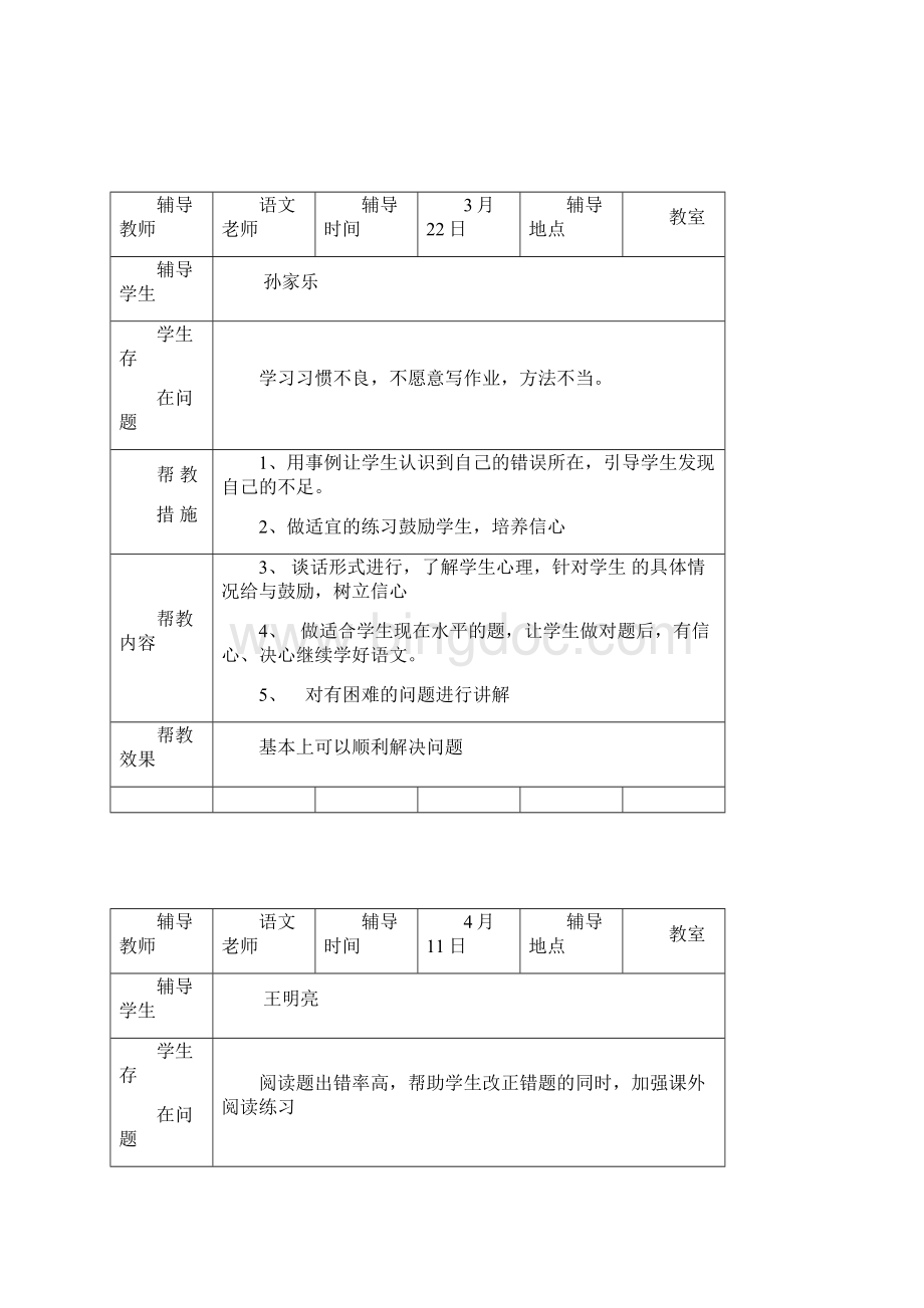 学困生辅导记录辅导教师.docx_第3页