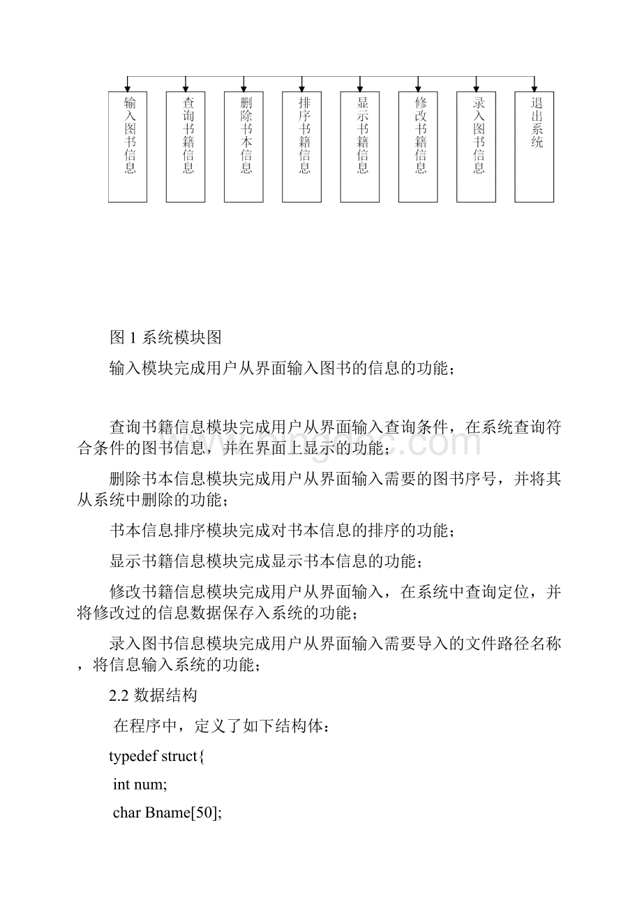 图书管理系统C语言实训报告.docx_第3页