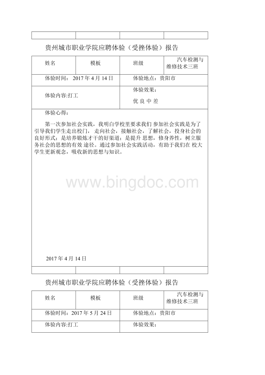 大学生受挫报告材料12张整理实用模板二.docx_第3页