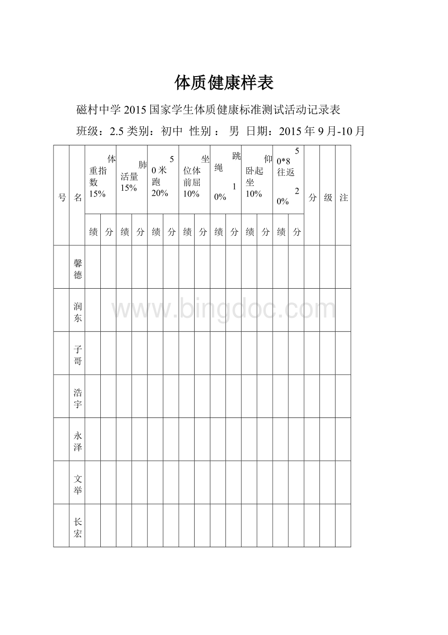 体质健康样表.docx