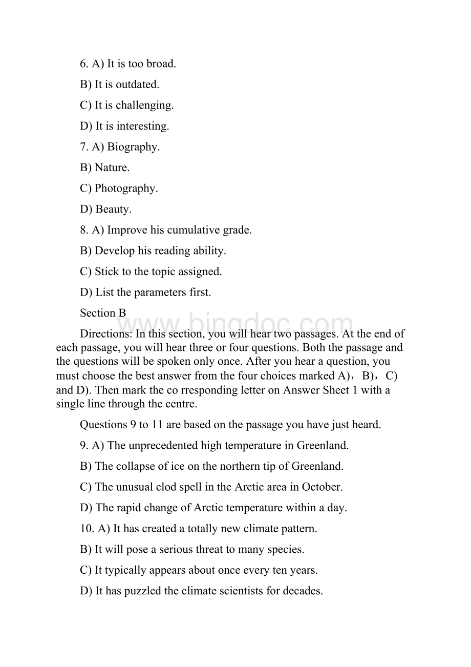 英语六级听力试题答案原文.docx_第3页