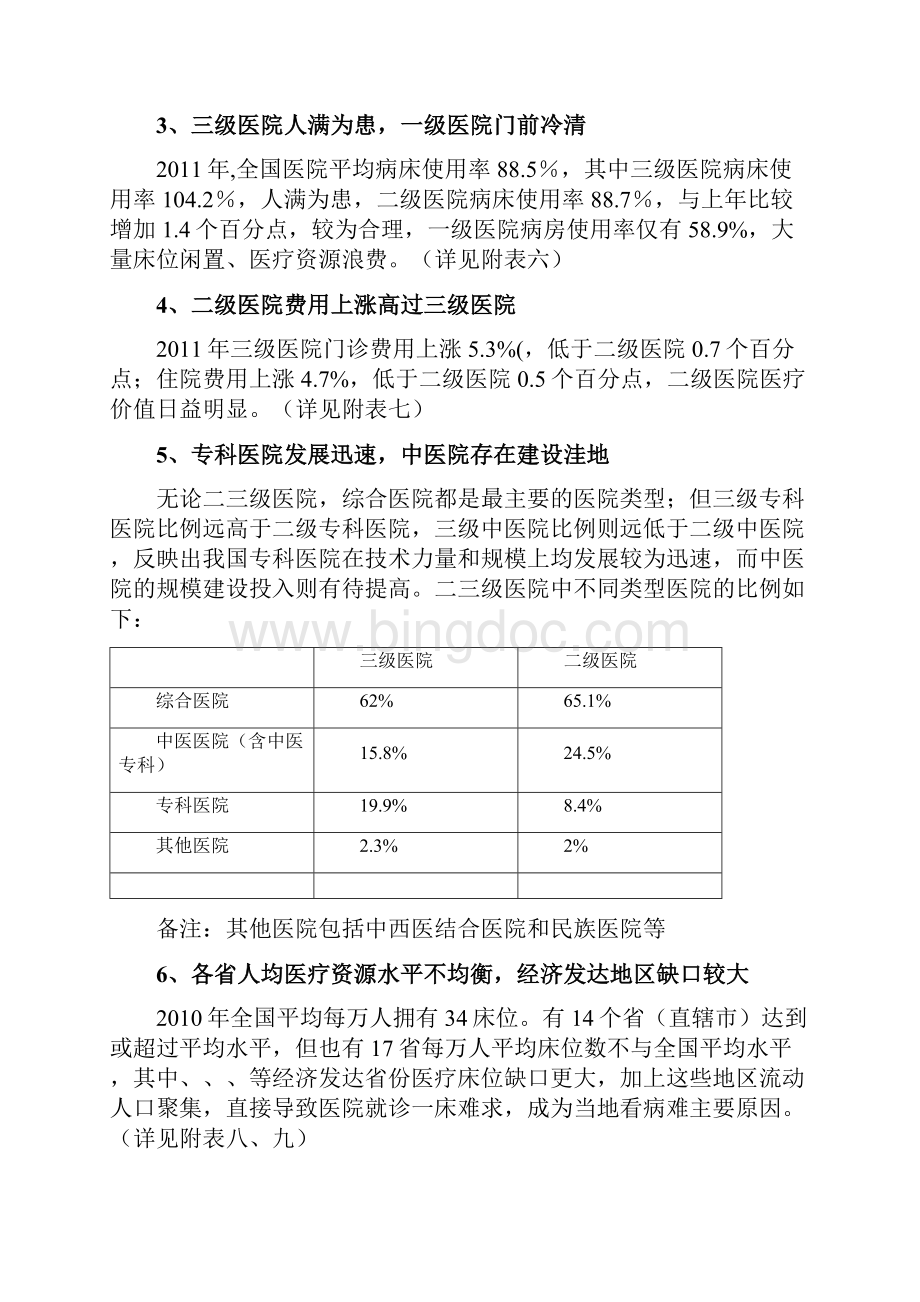 中国医疗行业投资模式分析报告.docx_第2页