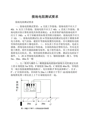 接地电阻测试要求.docx