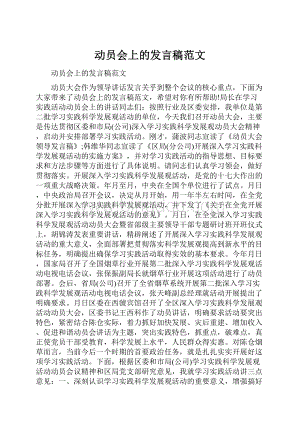 动员会上的发言稿范文.docx