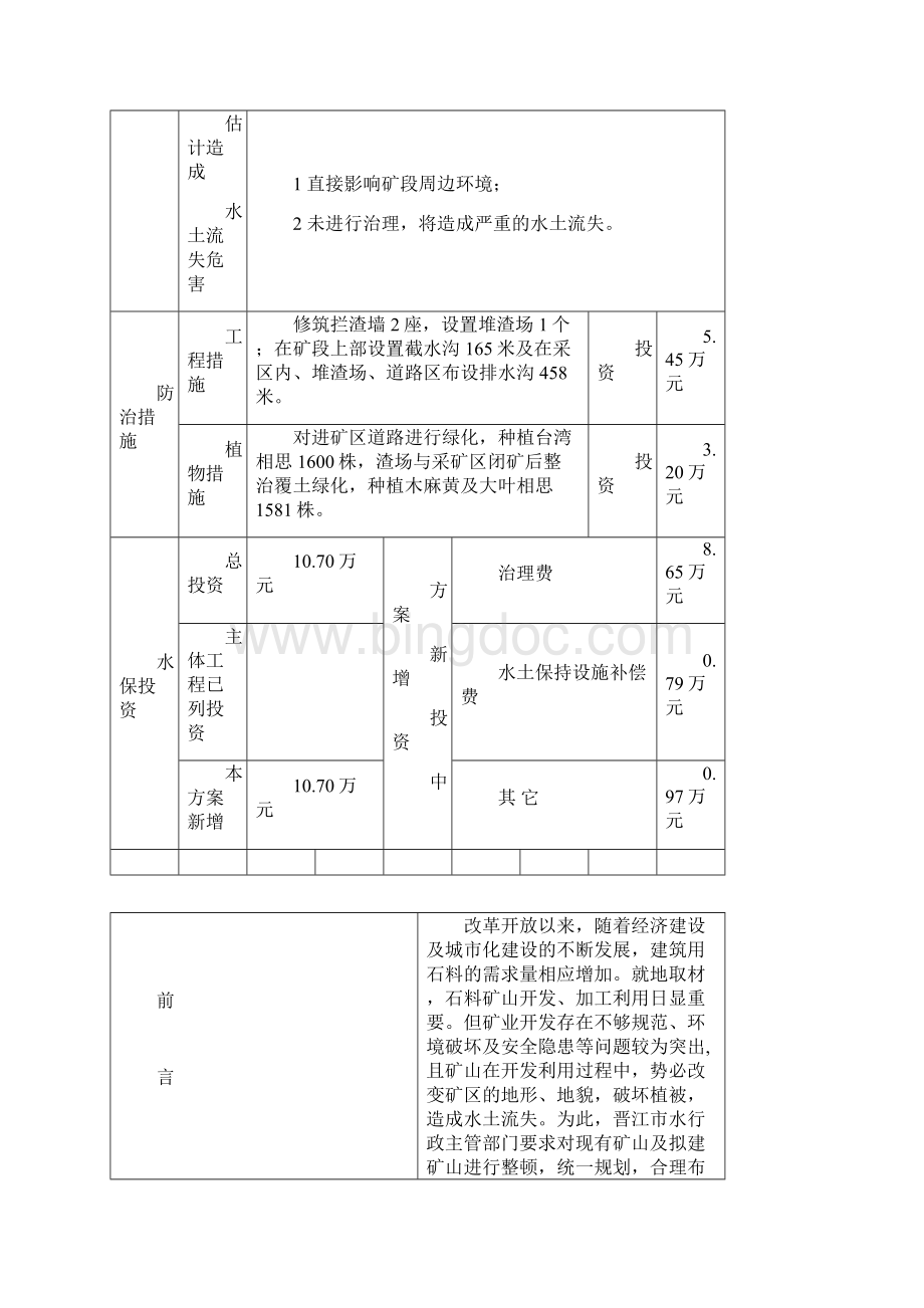 晋江市某采石场水土保持方案.docx_第2页