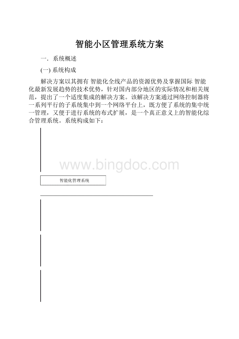 智能小区管理系统方案.docx