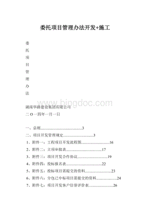 委托项目管理办法开发+施工.docx