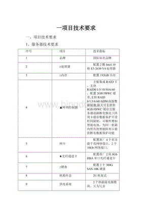 一项目技术要求.docx