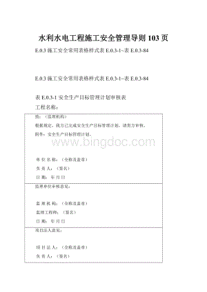 水利水电工程施工安全管理导则103页.docx