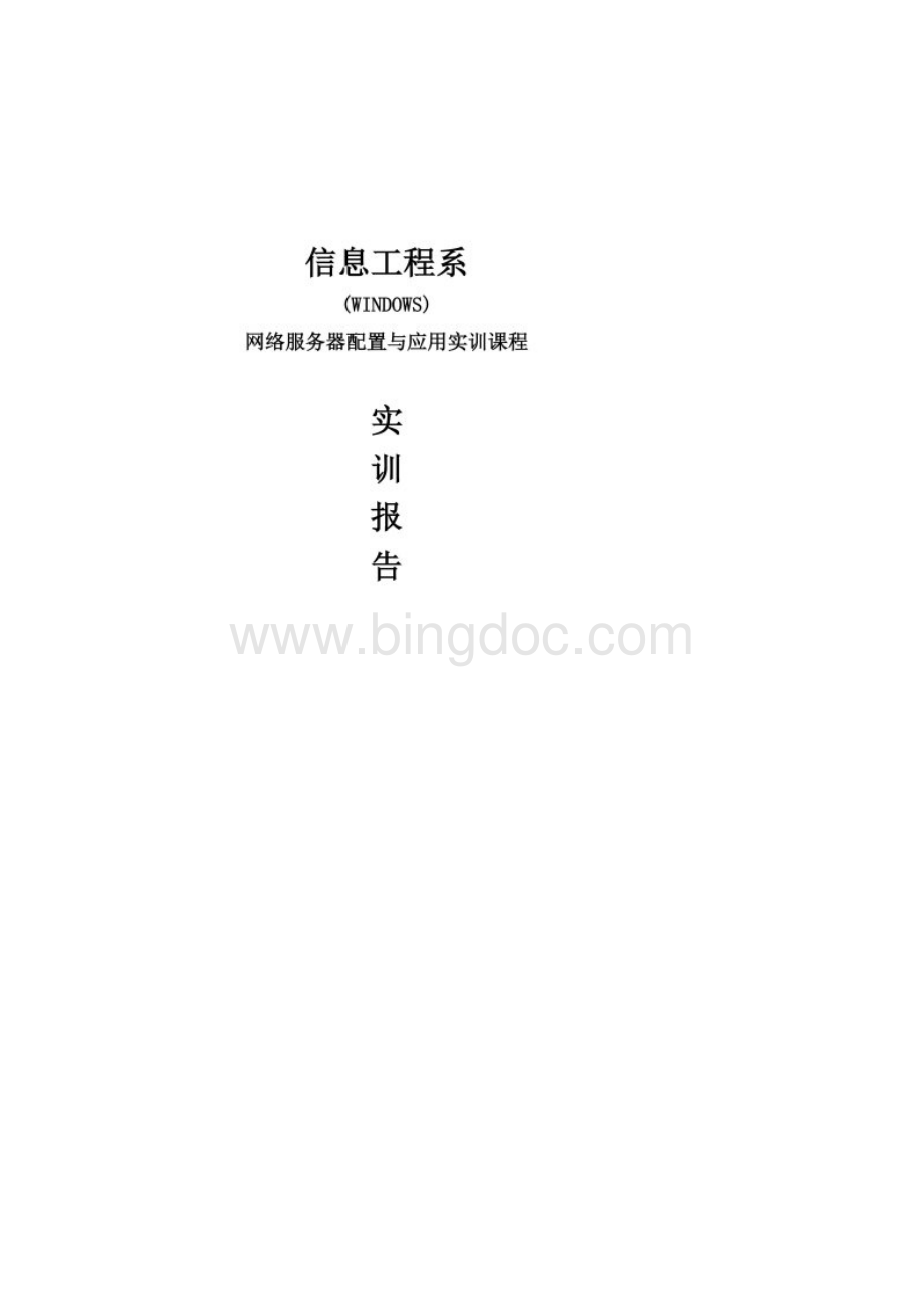 windows下网络服务器配置实训报告.docx_第2页