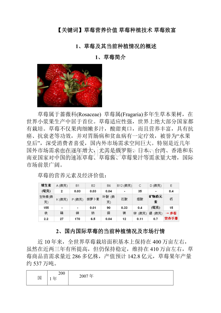 安徽省阜阳市闻集镇草莓种植调研报告.docx_第3页