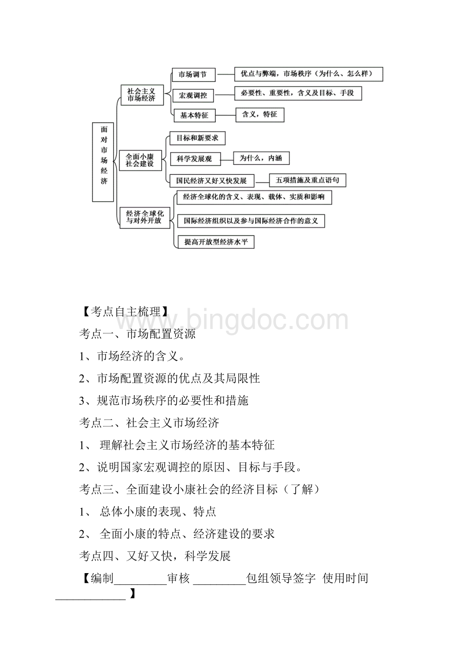 新人教版高中思想政治必修1专题复习doc.docx_第2页