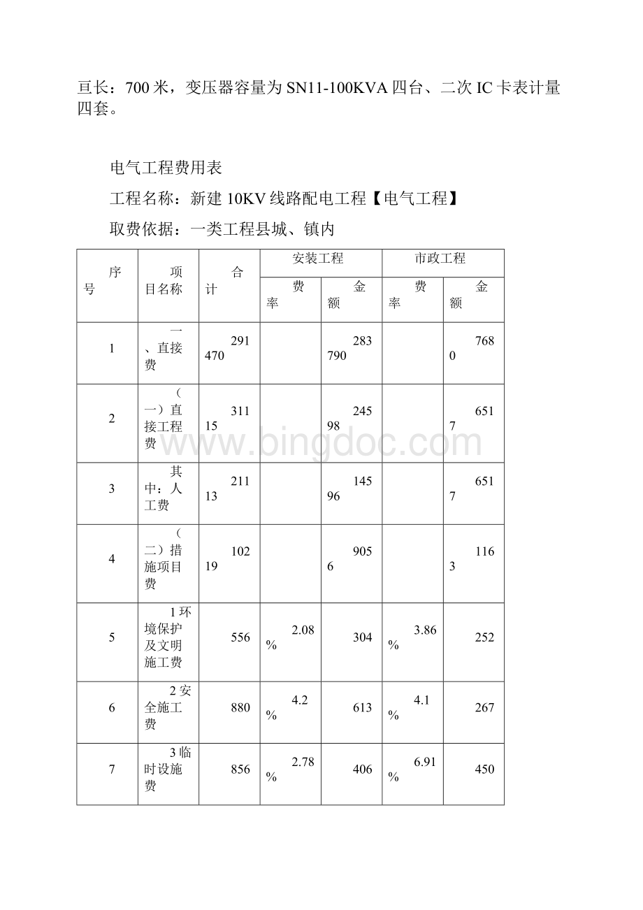 电力工程决算书教学提纲.docx_第3页