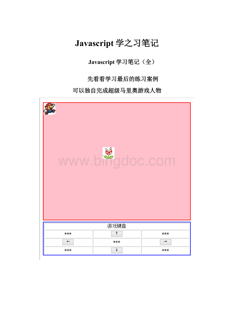 Javascript学之习笔记.docx